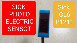 Photoelectric Retro-reflective Sensor,  PNP,  GL6-P1211,  SICK Make