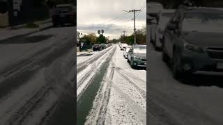 Hail Storm in Thornbury Melbourne Australia #Shorts