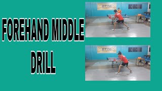 Basic Forehand Training Drill 1,2