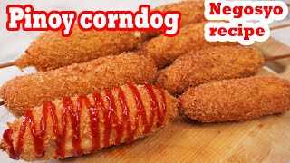 PINOY CORNDOG | HOW TO MAKE CORNDOG | NEGOSYO RECIPE SA MURANG PUHUNAN | 365 days pinoy food