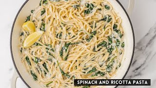 Spinach Ricotta  Pasta