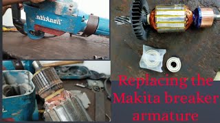 Replacing the Makita breaker armature