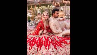 Hania Amir and Farhan Saeed bridal shoot#like