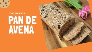 Pan de avena y centeno integral super fácil sin amasar!