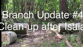 Branch Update 4: clean-up after Isaias