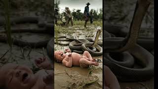 The Most Unlikely Friendship: Newborn Baby & Snake