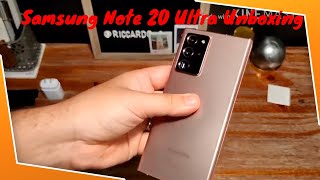 Samsung Note 20 Ultra Unboxing (Gold)