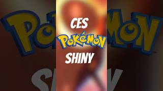 Ces Pokémon Shiny PAS OUF de la 1G