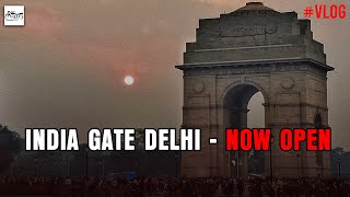 India gate delhi - NOW OPEN | India gate new look | Places to visit in delhi ncr | Kartavya path