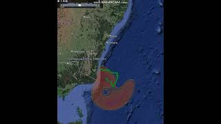 Satellite Track of Tagged Swordfish