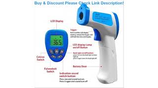 Deal Infrared Thermometer 980B Non-Contact Digital Laser Temperature Gun Instant-Read 32? to 43?(89