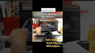 Rekaman CCTV Honda Jazz Masuk Alfam*rt SPBU Hadipolo #infolaka