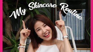 My Skincare Routine ฝนใช้สกินแคร์อะไรอยู่บ้างน้า | Sananthachat