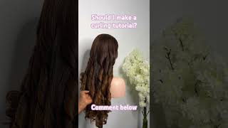 Comment yes if you want a detailed curling tutorial on my channel. Subscribe as well