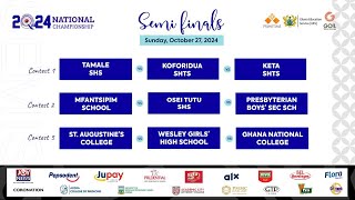 NSMQ2024 SEMI-FINAL STAGE | ST. AUGUSTINE’S COLLEGE VS WESLEY GIRLS’ HIGH SCHOOL VS GHANA NATIONAL