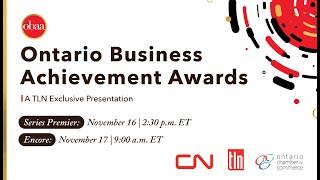 Trailer: The 2024 Ontario Business Achievement Awards