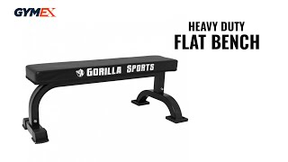 Heavy Duty Flat Bench By GYMEX