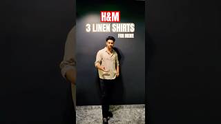 👕Styling @hm Linen Shirts in the Breeziest Way! 🌬️ #linenshirts #linen #hmfashion #mensfashion