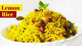 Lemon Rice | Easy and quick 5 min South Indian recipe | Easy Lunch Box Recipe | Indian Recipes