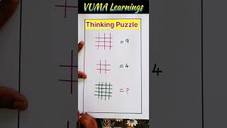 Thinking Puzzle  #shortvideo #mathematics #puzzle #ytshorts #vumalearnings #shortsfeed