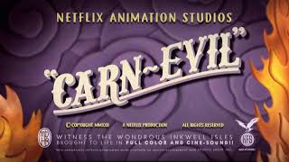 The Cuphead Show! S1E1 Carn-Evil Title Card