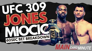 Best UFC 309 Bets | 60 Sec Full Card Breakdown | Jones vs. Miocic | Oliveira vs. Chandler 2