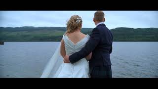 Kirsty & James Wedding Highlights- Venachar Lochside Callander- Scotland