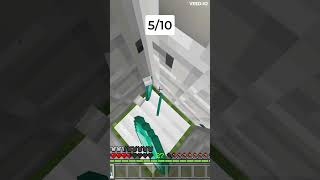 Minecraft: Rating traps in Minecraft #shorts