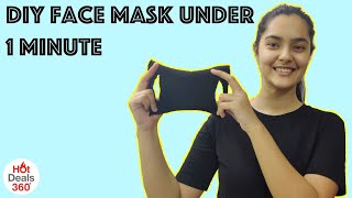 Face Mask At Home | DIY Face Mask From Socks | No Sew! | HotDeals360