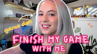 Day in the Life of a GAME DEVELOPER: Finish my Game with me!