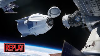 REPLAY: SpaceX Dragon CRS 31 cargo arrives at ISS (5 Nov 2024)