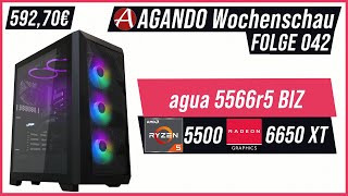 AGANDO Wochenschau #042 | Gaming PC der Woche | agua 5566r5 BIZ