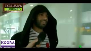 اول ردة فعل لمحمد صلاح بعد سؤاله عن تعمد راموس لإصابته شوفو الصدمه