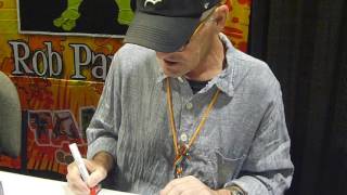 Meeting Rob Paulsen - voice of "Raphael" from the Ninja Turtles and signing autographs