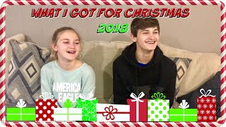 WHAT I GOT FOR CHRISTMAS 2018-MATTHEW'S PRESENT HAUL