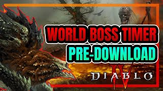 Diablo 4 Beta Pre-Download Date World Boss Event Time Are Here