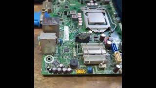 Hp Desktop Motherboard Jumper Repair Display Tasting #shorts #motherboardrepair #chiplevelrepairing