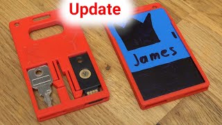 Ausweishalter Update - Yubikey Halter - Schlüssel Halter - Badge holder - DeltiQ2plus Trilab