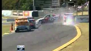 Ch 10 News - Will Davison Sandown crash - 22 Nov 2010.wmv