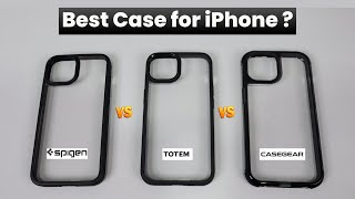 Spigen vs Totem vs Casegear - Best Case for iPhone ? ( DROP TEST & REVIEW )