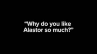 “Why do you like alastor so much?” He’s relatable:3 #hazbinhotel #alastor #fypシ