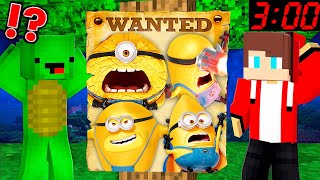 JJ and Mikey Wanted Jerry , Mel , Gus , Dave Minions Despicable Me 4 Minecraft Maizen JJ and Mikey