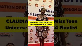 Ms Kariuki Kenyan model hopes the best- Miss Teen #intelligence