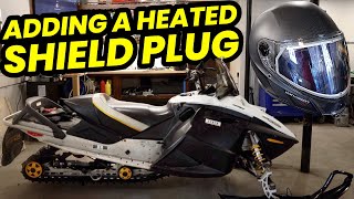 Installing a Heated Shield Plug on an Older Snowmobile