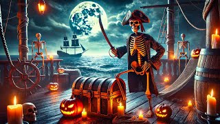 Haunted Pirate Ship Halloween 🎃 Best Halloween Music 2024 👻 Creepy Bats, Pumpkins & Ghostly Vibes