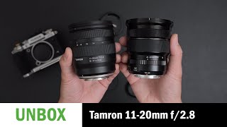 New Tamron 11-20mm f/2.8 for Fujifilm. Unbox, 1st Impressions + Vlogging  Test. The Best Wide Zoom?