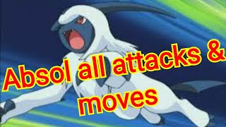 Absol all attacks & moves (pokemon)