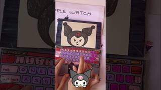 Kuromi apple product💜 #papercraft #unboxing #sanrioblindbox #diy #sanrio #kuromi #blindbag