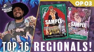 TOP 16 Eustass Captain KID Deck Profile! : One Piece Card Game : Core TCG Pasadena Regional