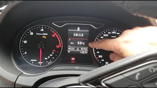 Audi A3 8V Restyling 2017 Intera Video Codifica Vag: Temperatura Olio in Dis